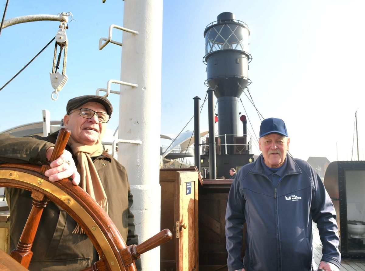 Ken Shakesby and David Whitworth used to work on the vessel 