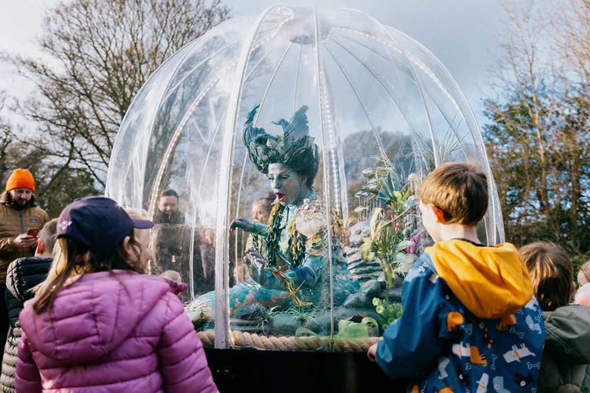 One of the Show Globes set to form part of the spectacular processions at Our City.