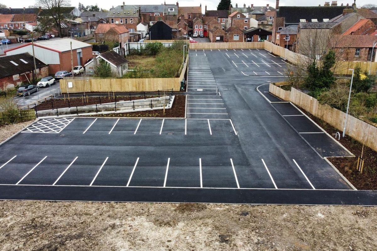 The new car park in Exchange Street, Driffield