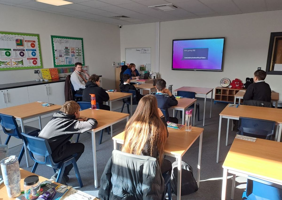 The new facility includes classrooms and staff spaces.