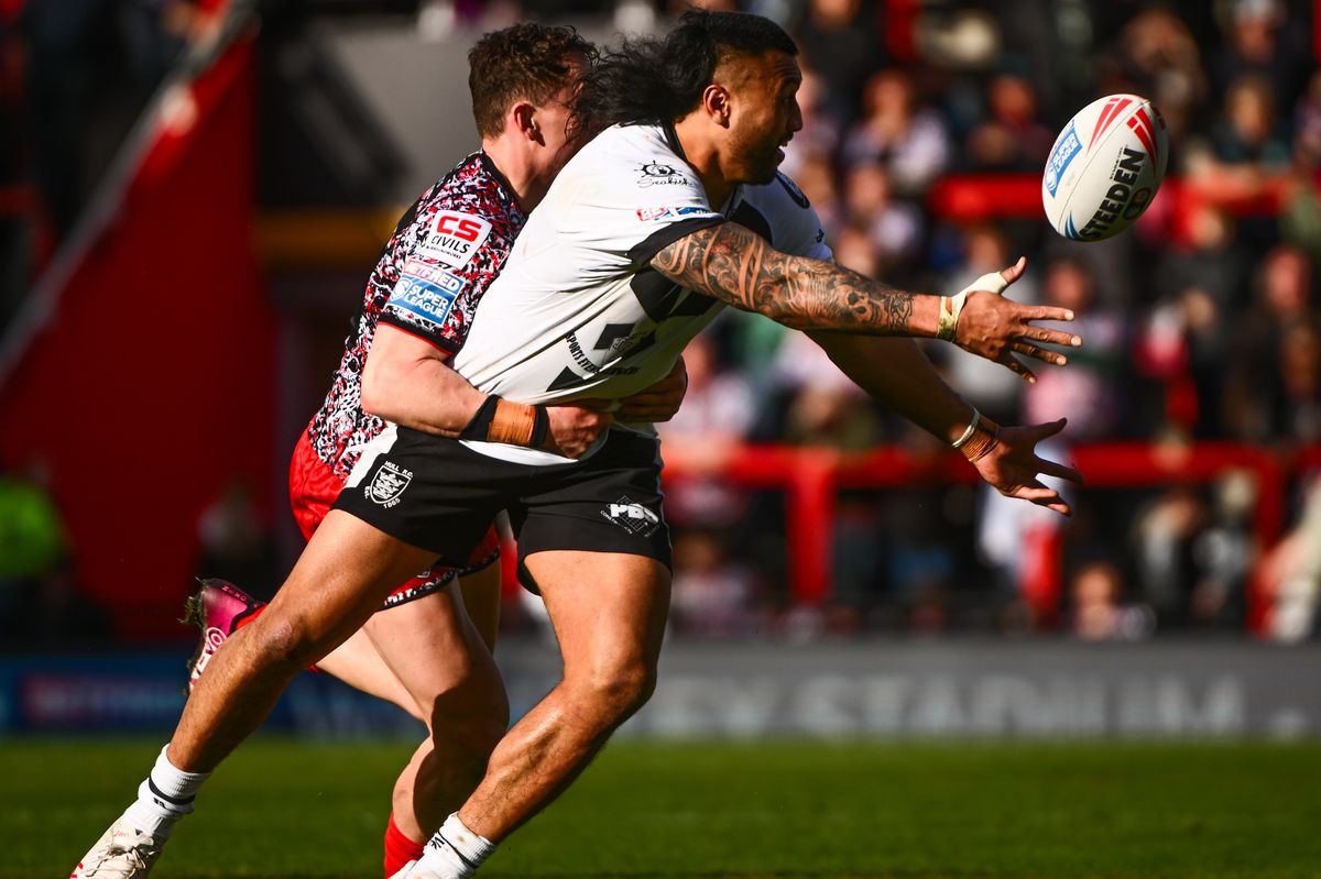 Hull FC prop Ligi Sao in action. 