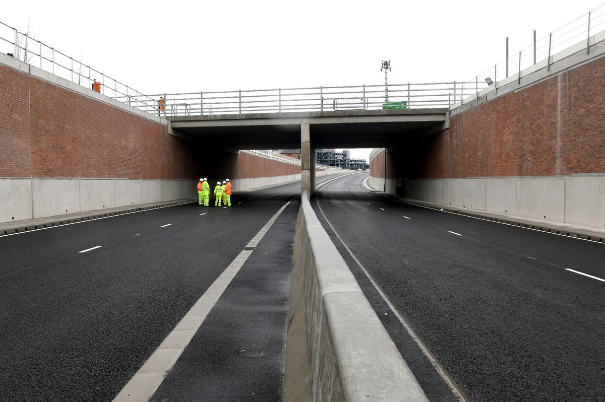 The new A63 Castle Street underpass