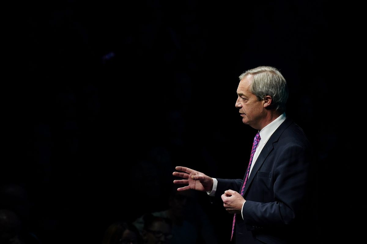 Nigel Farage MP, leader of Reform UK