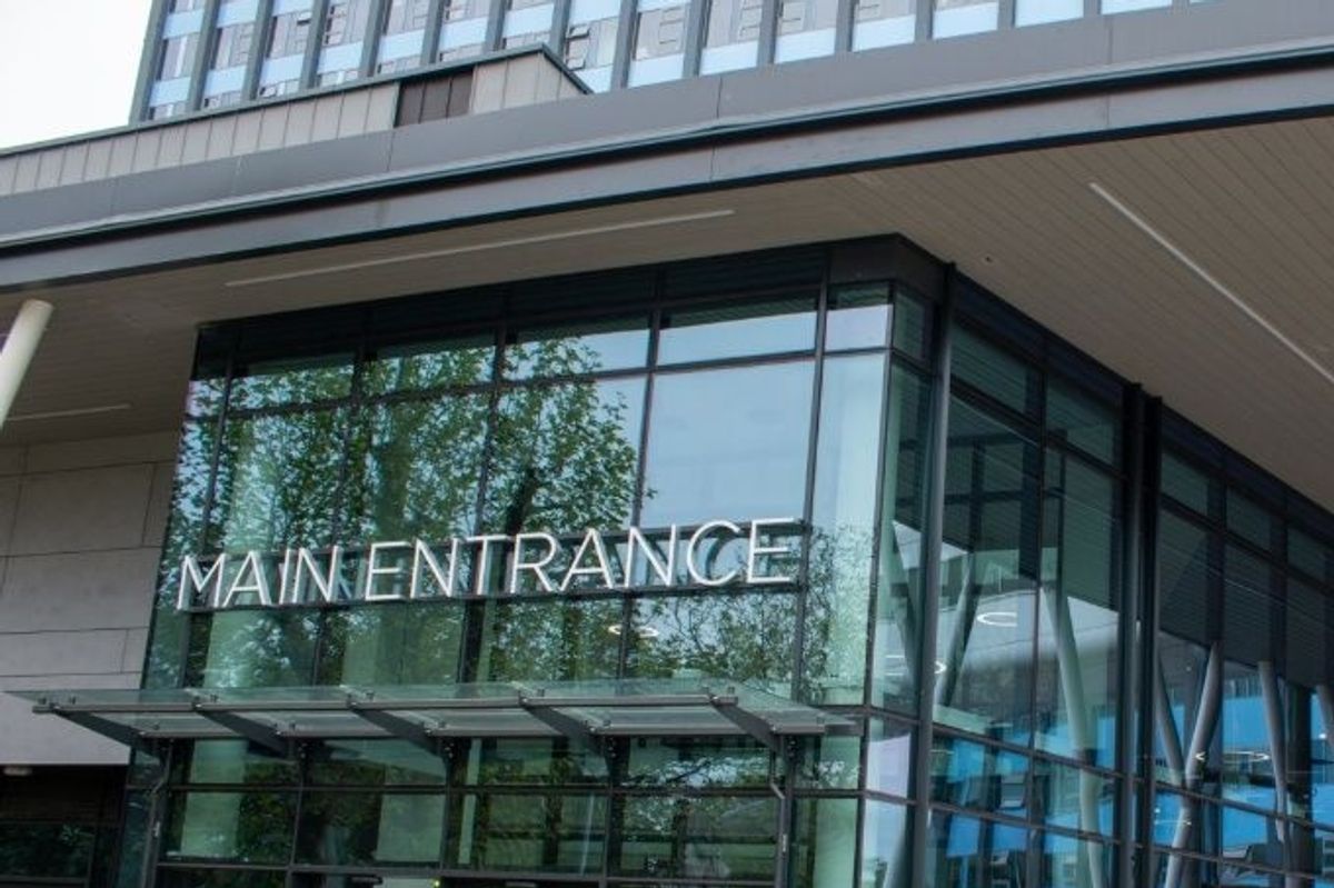 Main entrance to Hull Royal Infirmary - the NHS Humber Health Partnership is being placed into special measures by NHS England