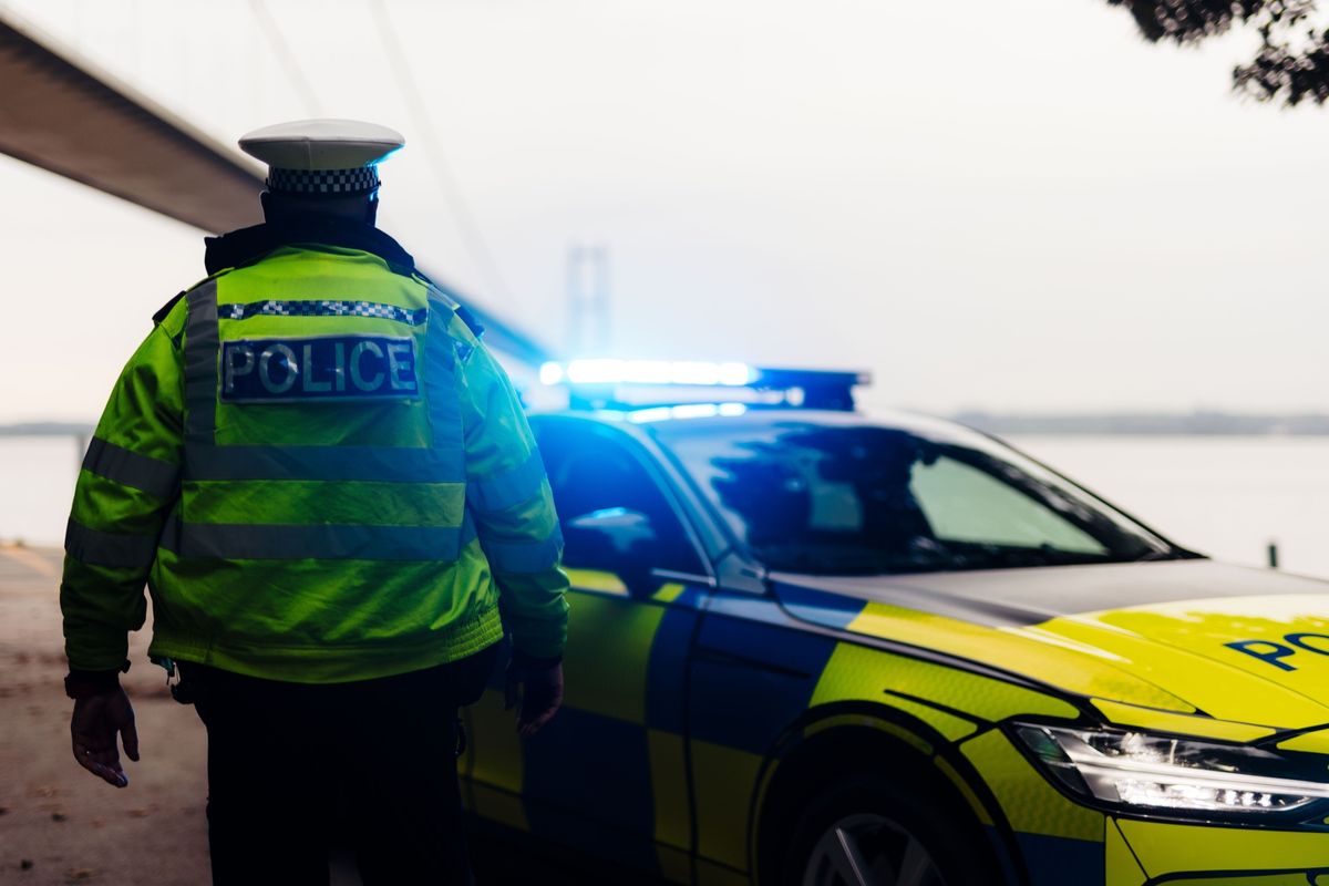Humberside Police stock image