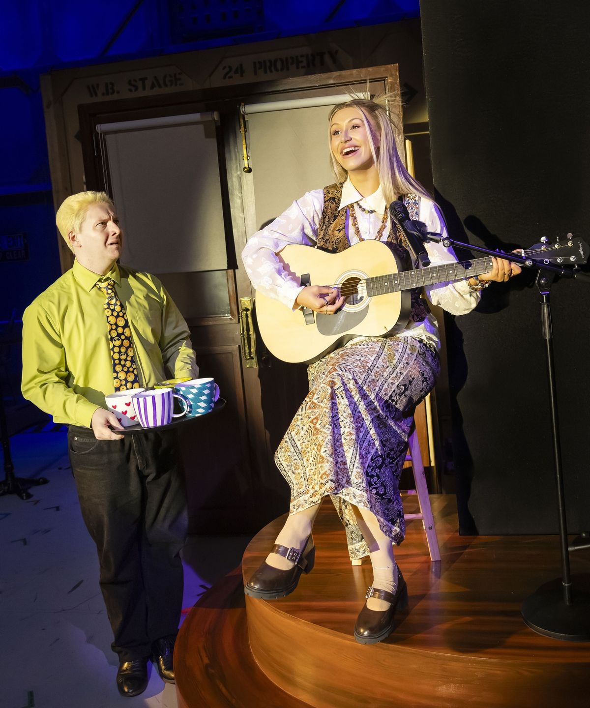Gunther and Phoebe in one of the scenes from Friends! The Musical Parody