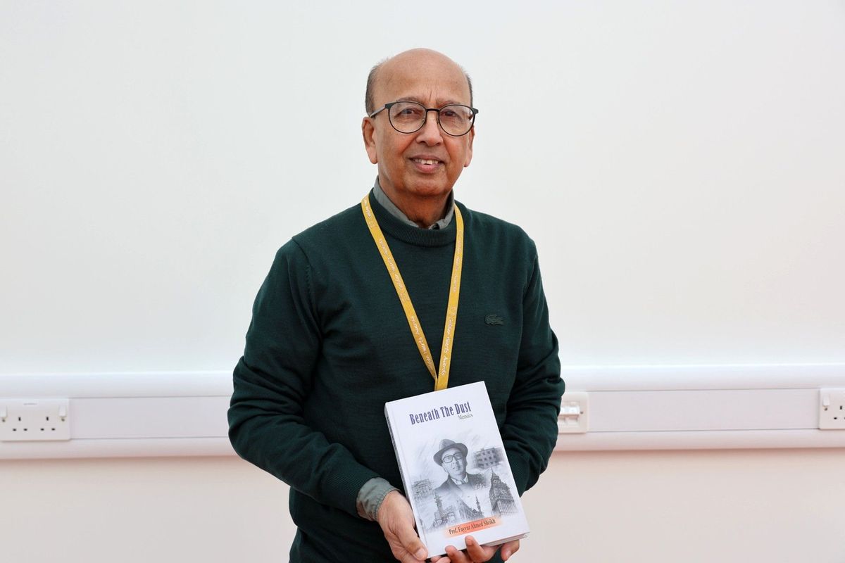 Proceeds from sales of Professor Fayyaz Ahmed's book, 'Beneath the Dust', will be going to The Migraine Trust