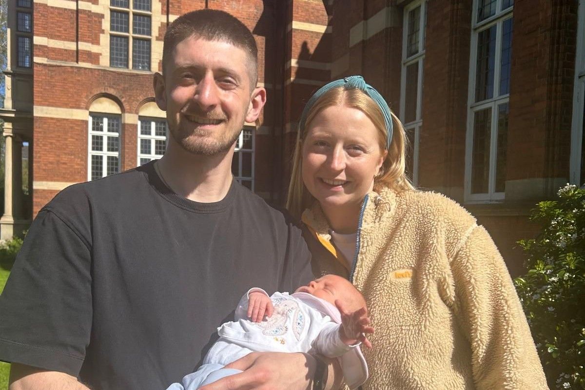 Jonnie, Emily and baby Primrose
