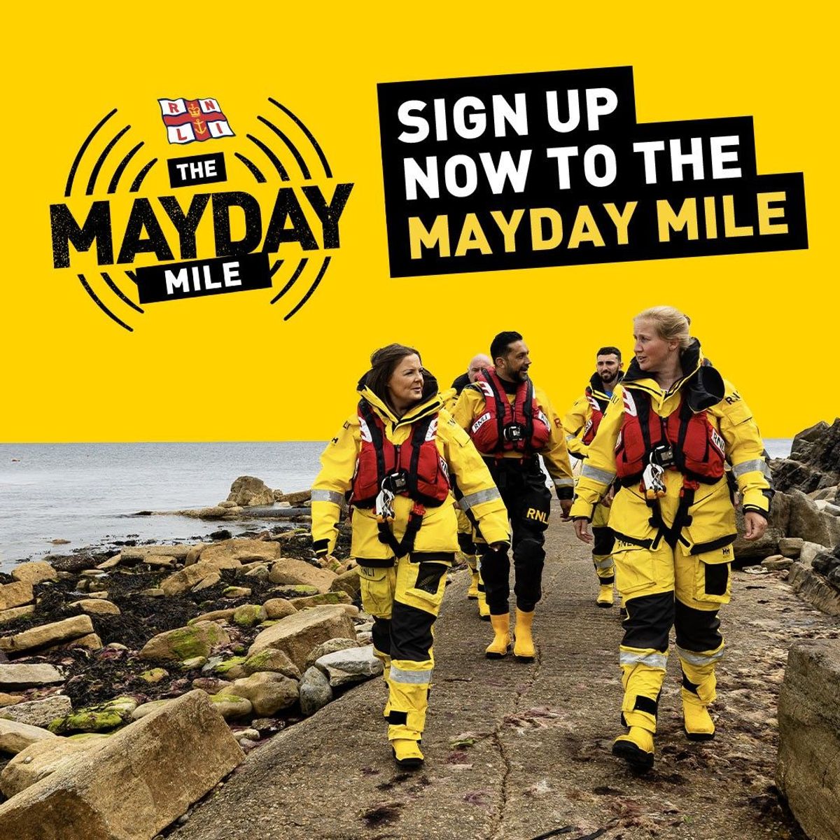 15/04/26 - The Royal National Lifeboat Institution - RNLI - has released new data from 2025, which shows lifeboats in Bridlington launched over 26 times last year. During 2025, the charity’s volunteers in the seaside resort came to the aid of 30 persons and saved one life at sea. The figures are revealed as the RNLI launches its own "Mayday Mile" fundraising appeal