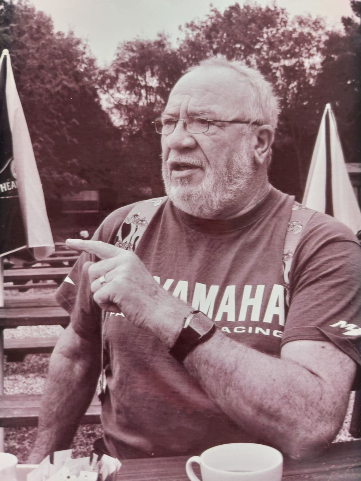 Passionate biker Derek Archer
