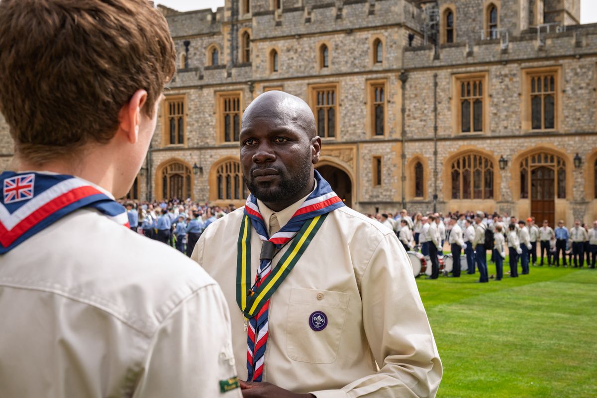 Liam Gawn was invited to Windsor Castle.