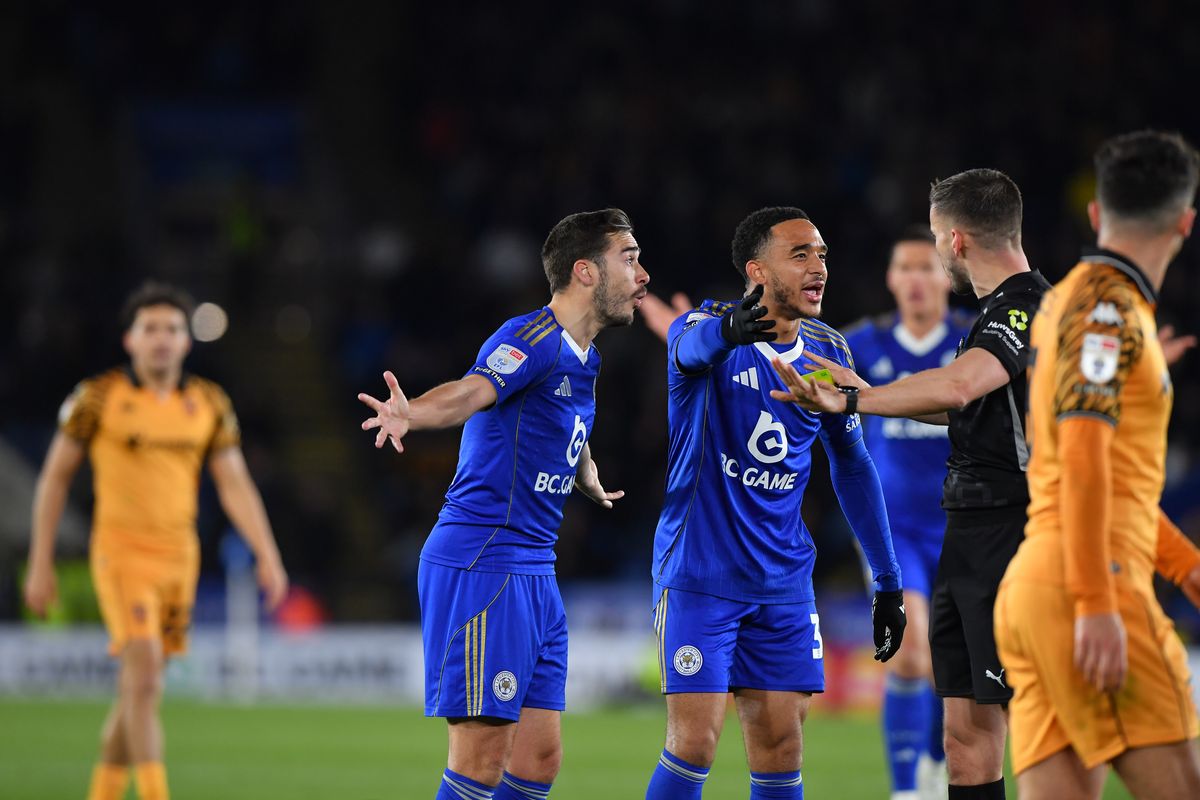 Referee Thomas Kirk gave Leicester City a penalty against Hull City