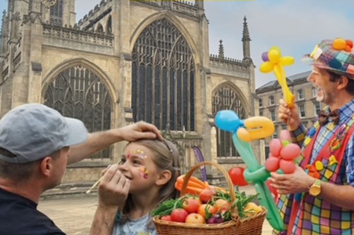 The poster for the Farmers Market in Hull's Trinity Square