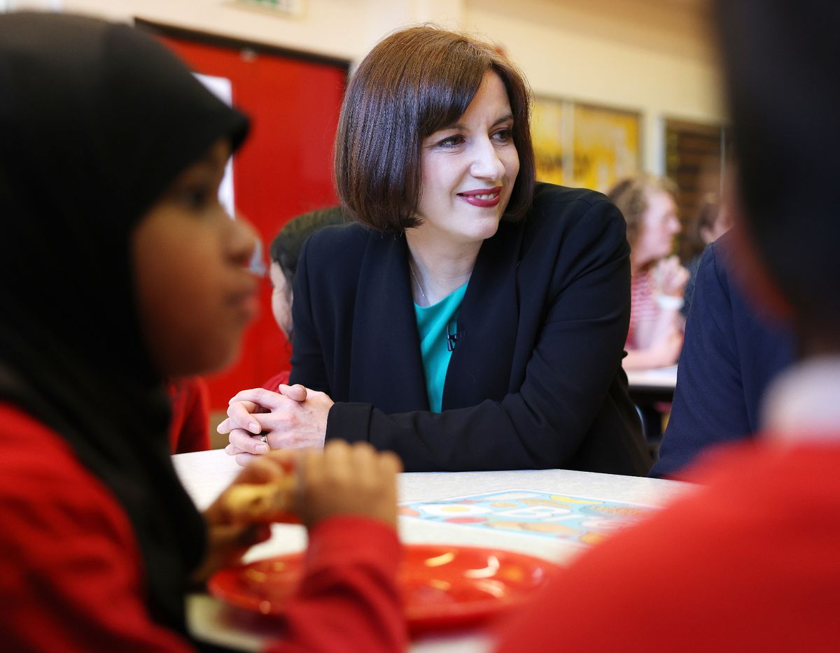 Education Secretary Bridget Phillipson at a breakfast club
