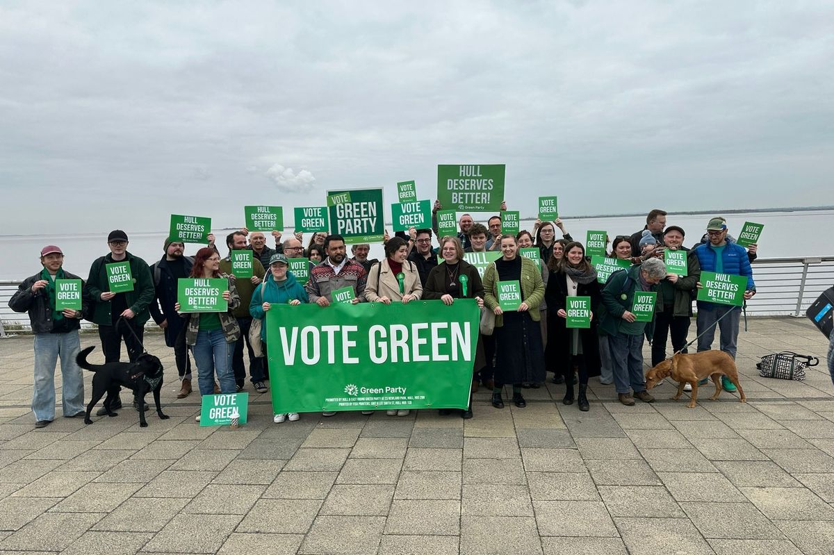 The Green Party launched their Hull campaign at The Deep