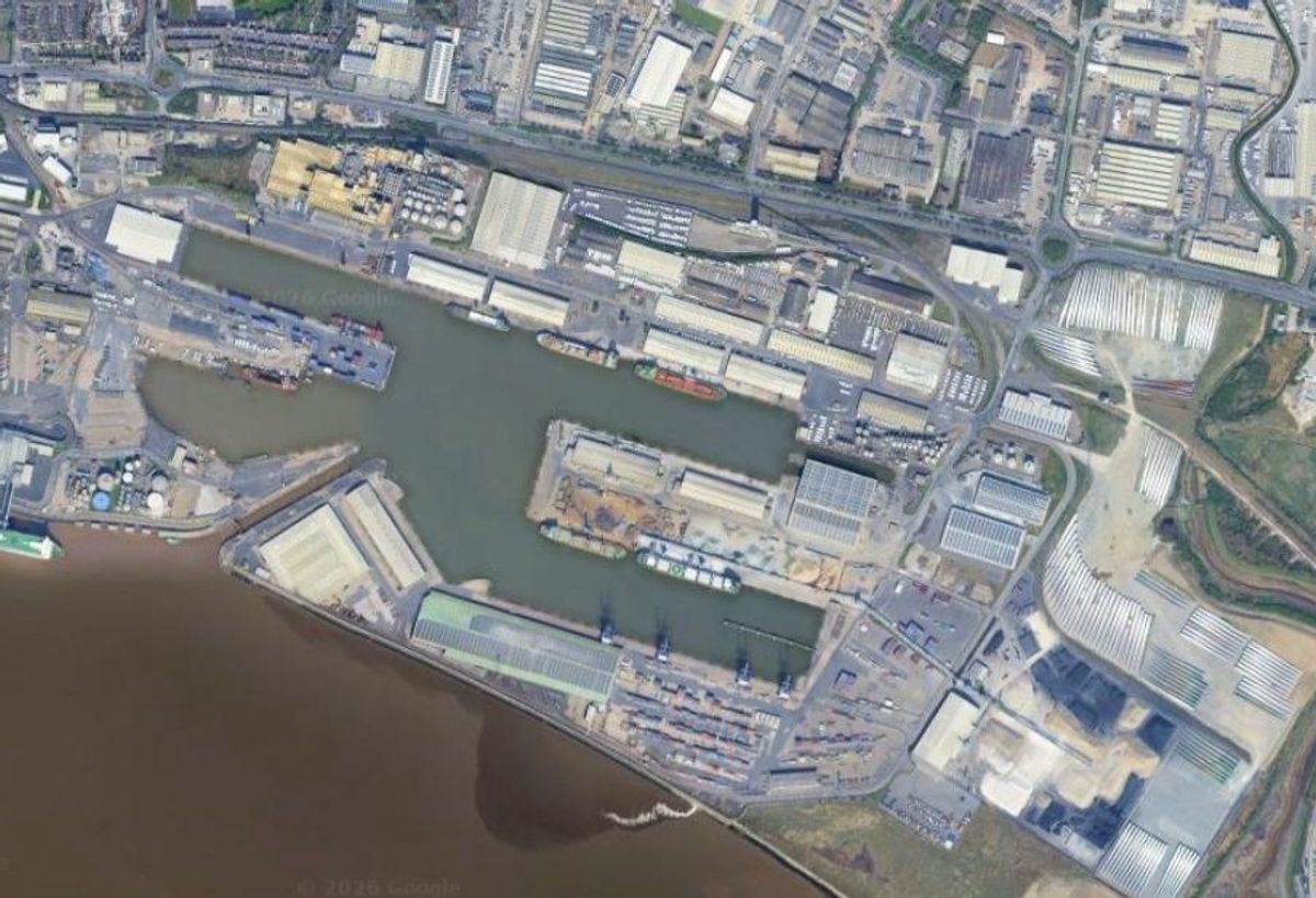 The turbine would be erected at the Port of Hull