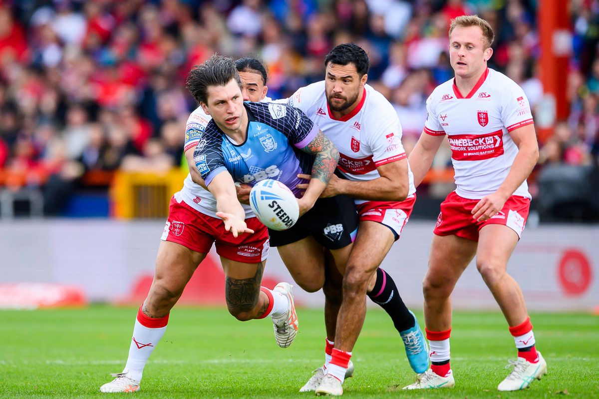 Hull FC's Tom Briscoe in action at Hull KR. 