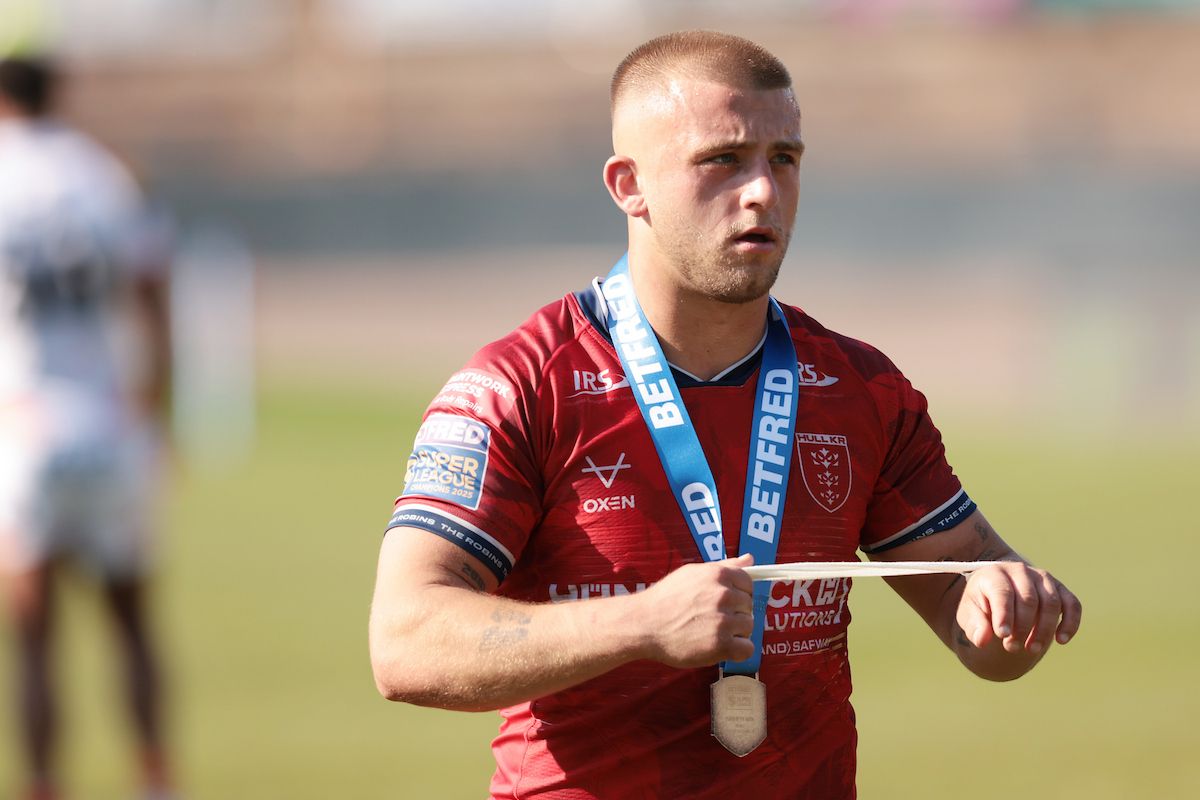 Hull KR star Mikey Lewis scored four at Odsal