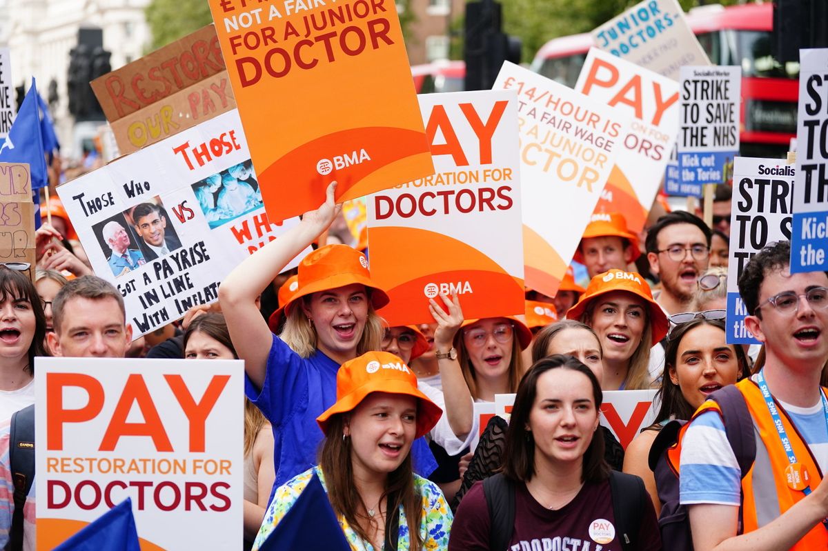 A previous BMA strike in London