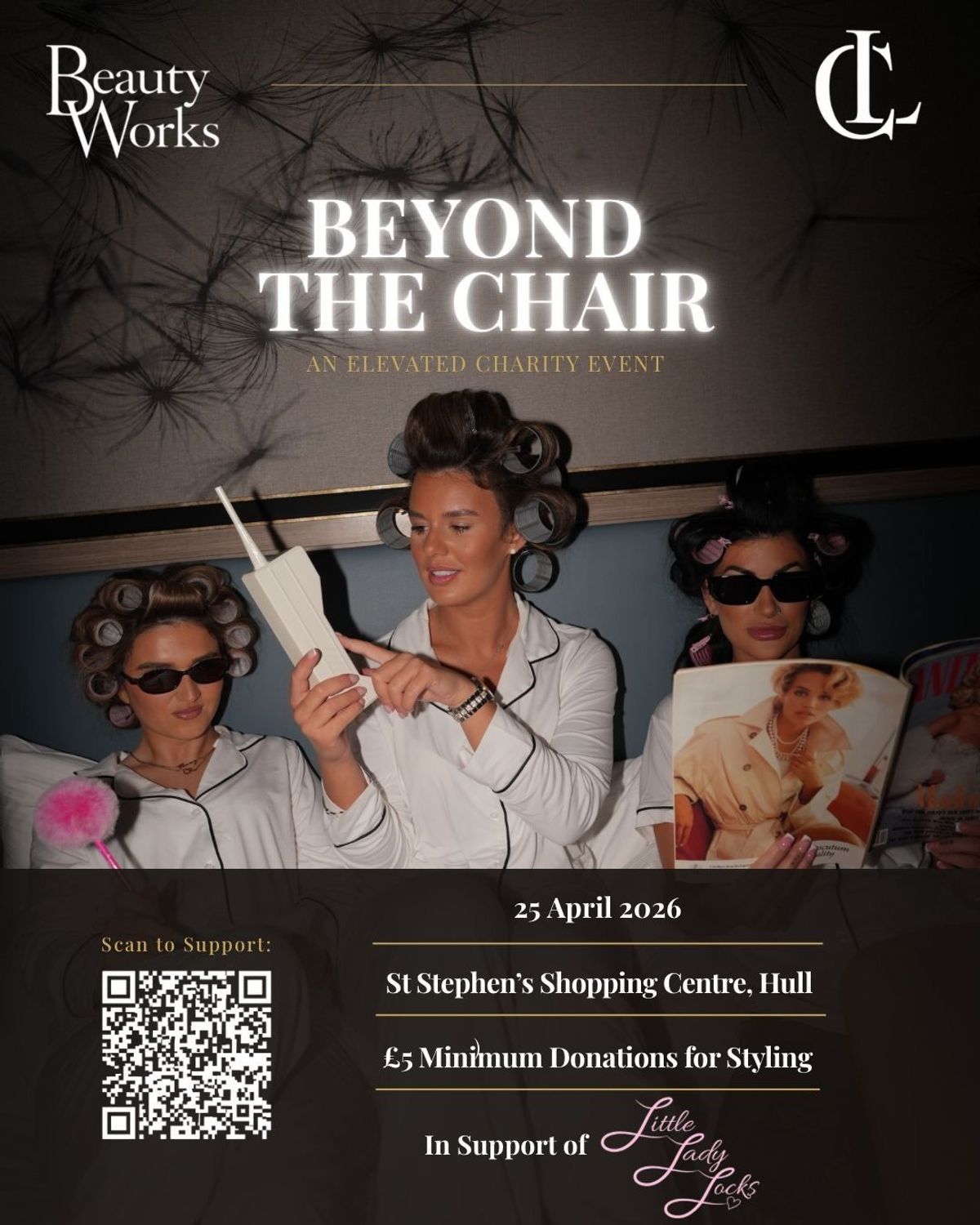 Chloe Ladlow and her team of stylists are holding a Beyond The Chair fundraiser at St Stephen's Shopping Centre for the Little Lady Locks charity
