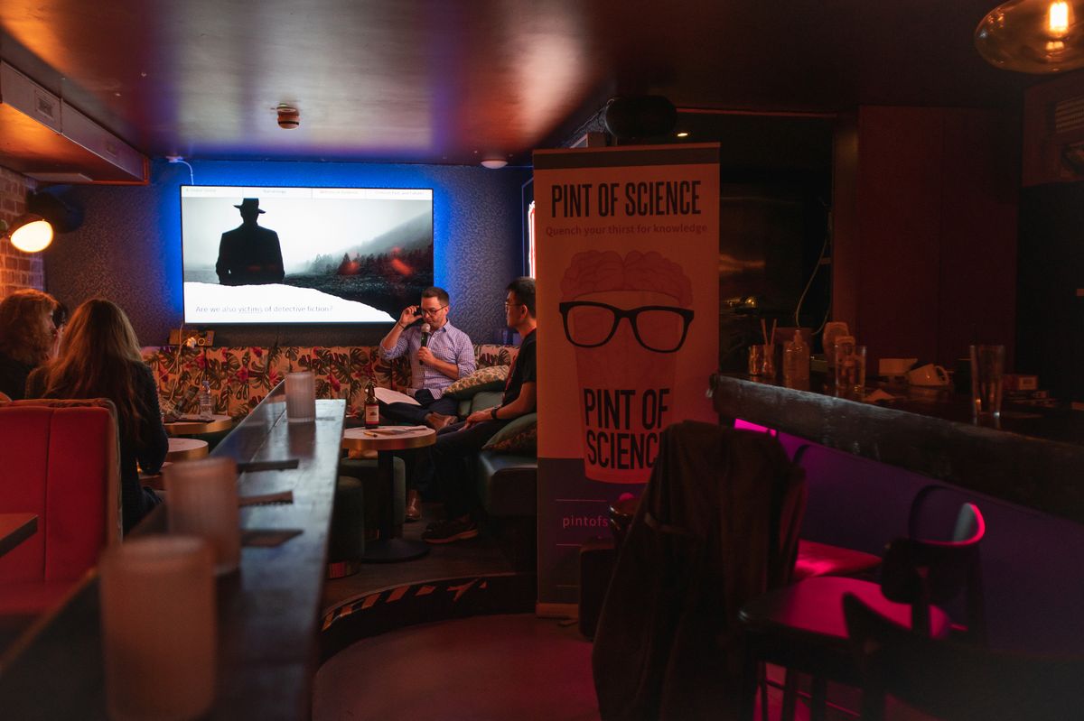Pint of Science takes place in May.