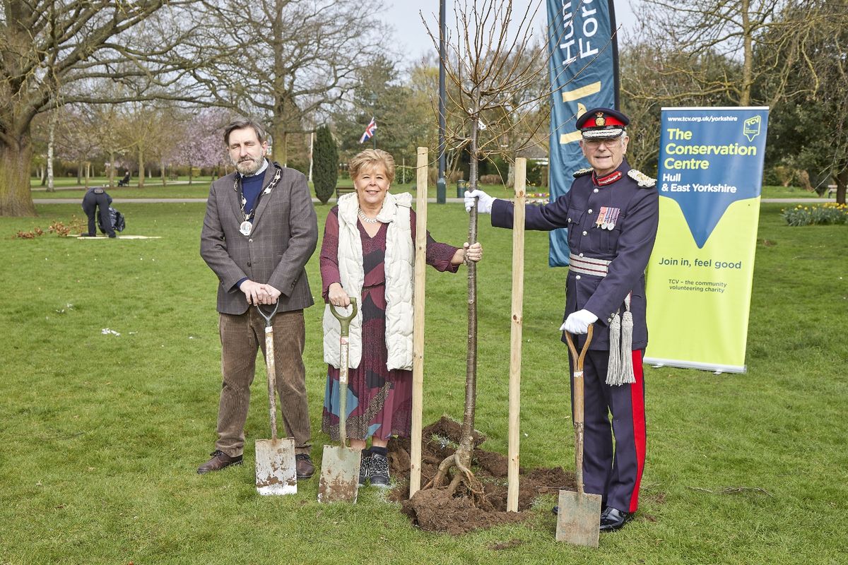 The Humber Forest has planted its millionth tree at a ceremony in West Park, in Goole