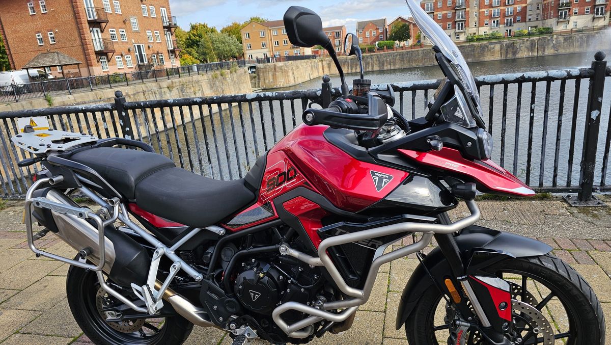 15/04/26 - East Hull biker and Hull KR fan Steve Coldrick is riding to the South of France and back on his Triumph Tiger 900 GT Pro to take in the Robins' game against Toulouse and at the same time raise money and awareness for fellow supporter Craig Eskrett who has MND