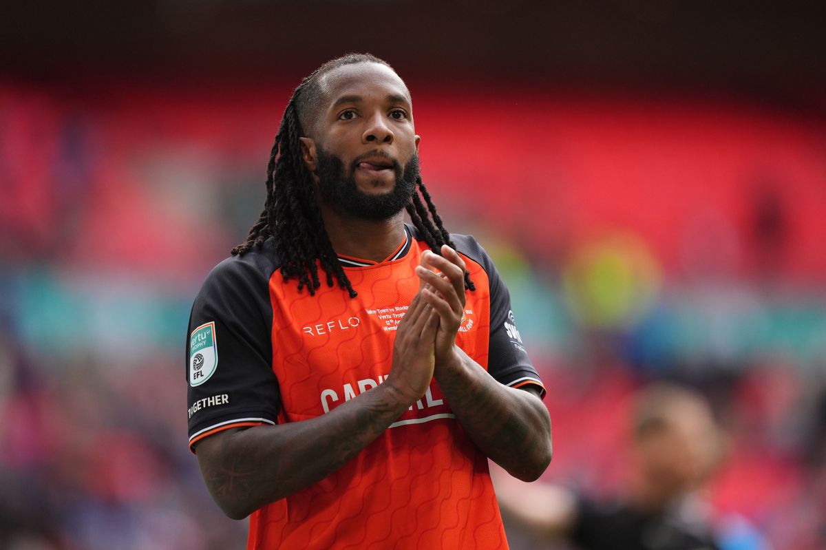 Luton Town's Kasey Palmer has been in fine form in the past few weeks 
