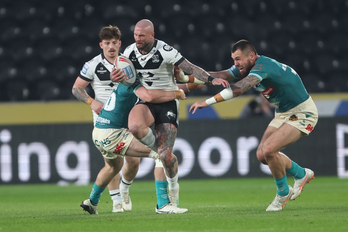 Zak Hardaker in action for Hull FC.