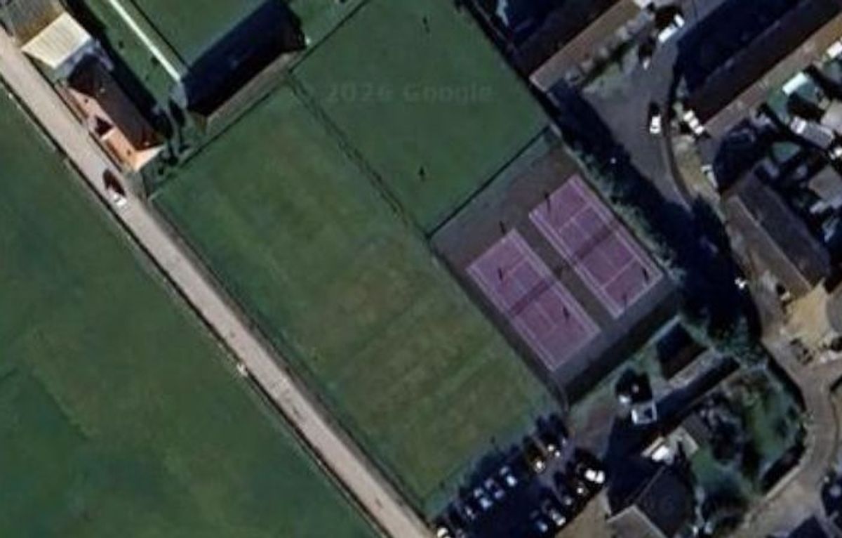 Two of the lawn tennis courts would be turned into three padel courts