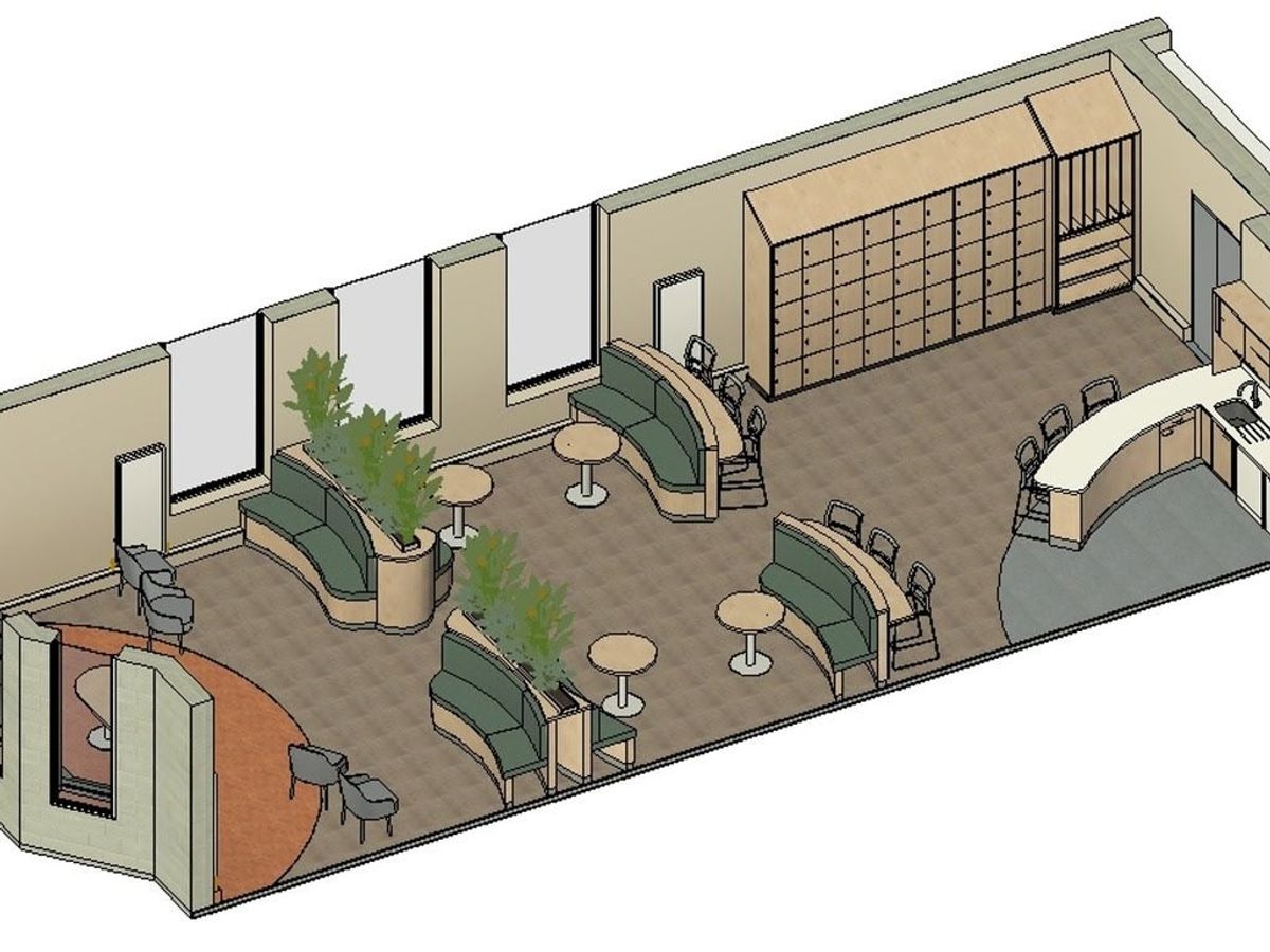 How part of Pocklington School Sixth Form could look after the redesign