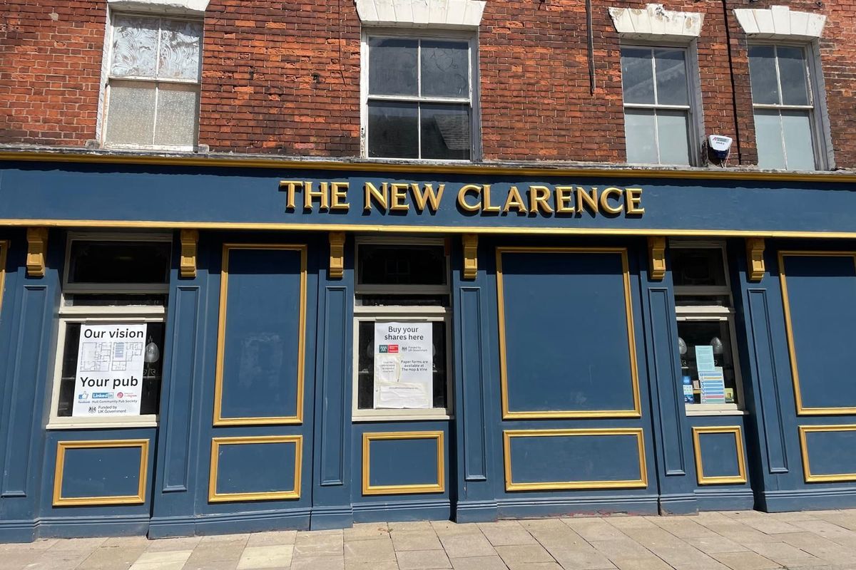 31/08/25 - The New Clarence, Hull's first community-owned pub, in Charles Street, reopens on Saturday, September 6