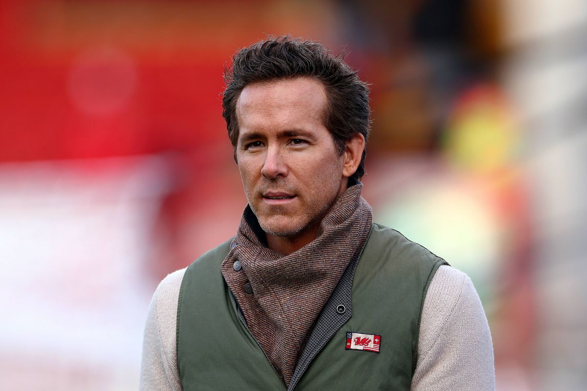 Ryan Reynolds, Co-Owner of Wrexham, looks on prior to the Sky Bet Championship match between Wrexham AFC and Watford at Racecourse Ground on December 13, 2025