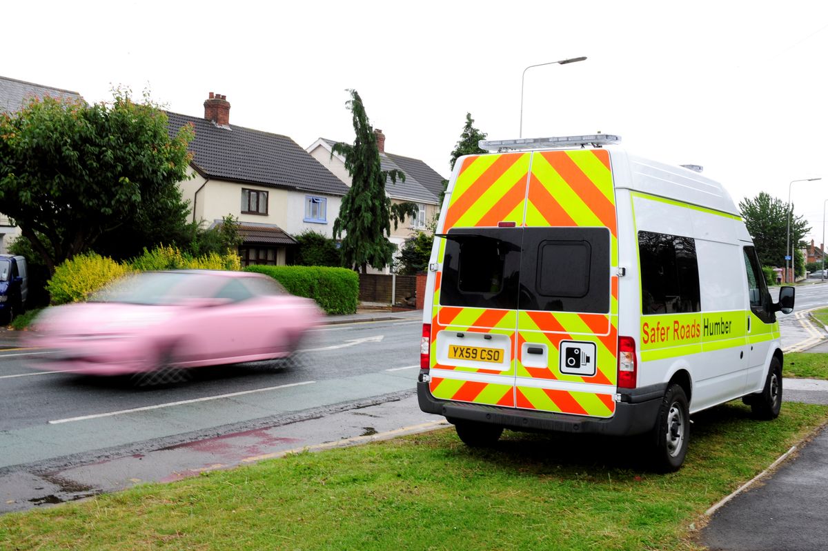 Mobile speed camera vans will be patrolling roads around the Humber region