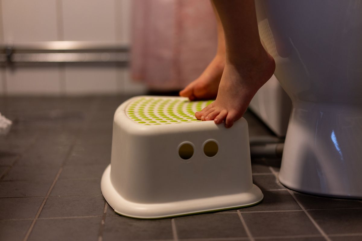 The rise in age of children being fully toilet trained has risen in recent years (stock image)