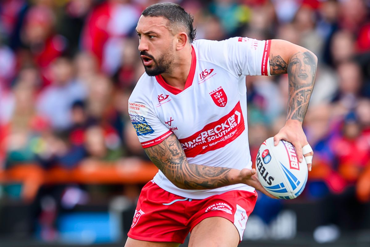 Hull KR loose forward Elliot Minchella.