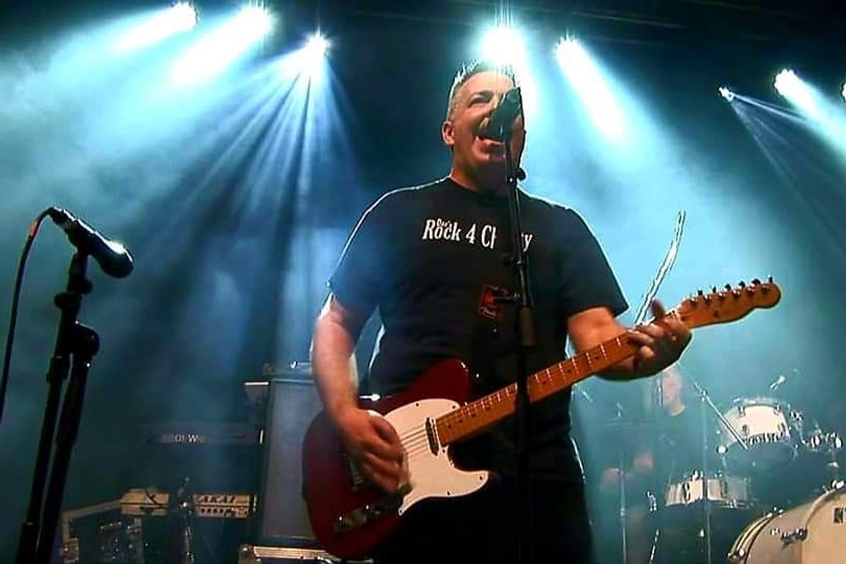 Darren Sims BEM, of Daz's Rock 4 Charity