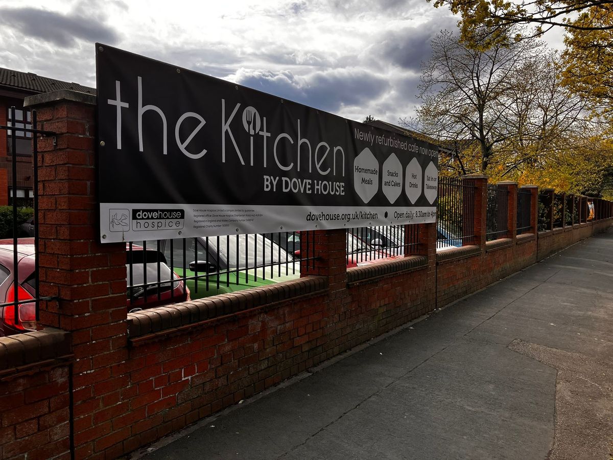The Kitchen at Dove House Hospice in Chamberlain Road, Hull