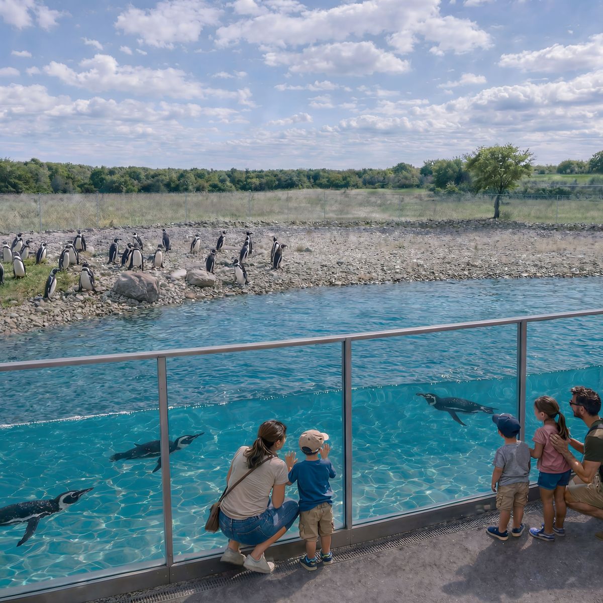 CG images of the upcoming penguin enclosure at Yorkshire Wildlife Park