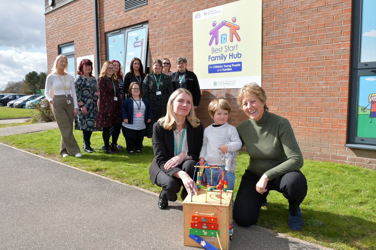 Councillor Victoria Aitken, Cabinet Member for children, families and education at Bridlington Family Hub