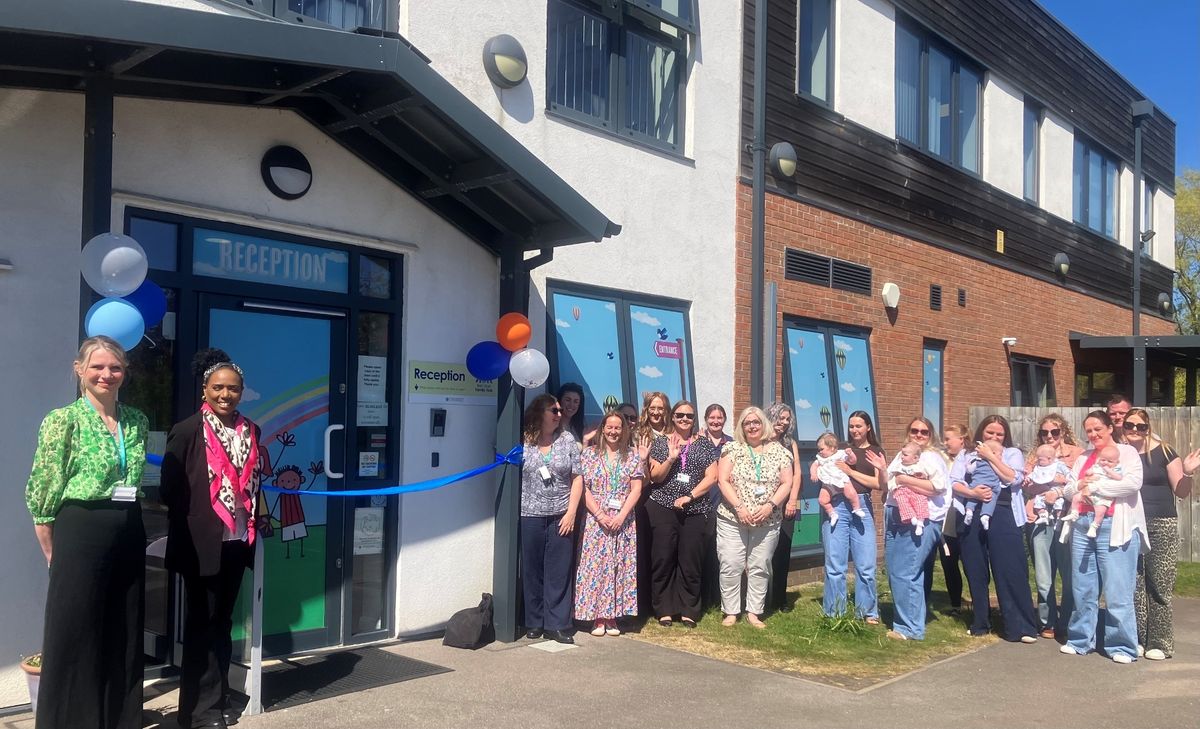 Merlin Joseph, Executive Director of Children, Families and Schools officially opens Bridlington Family Hub, Shaftsbury Road, alongside local families