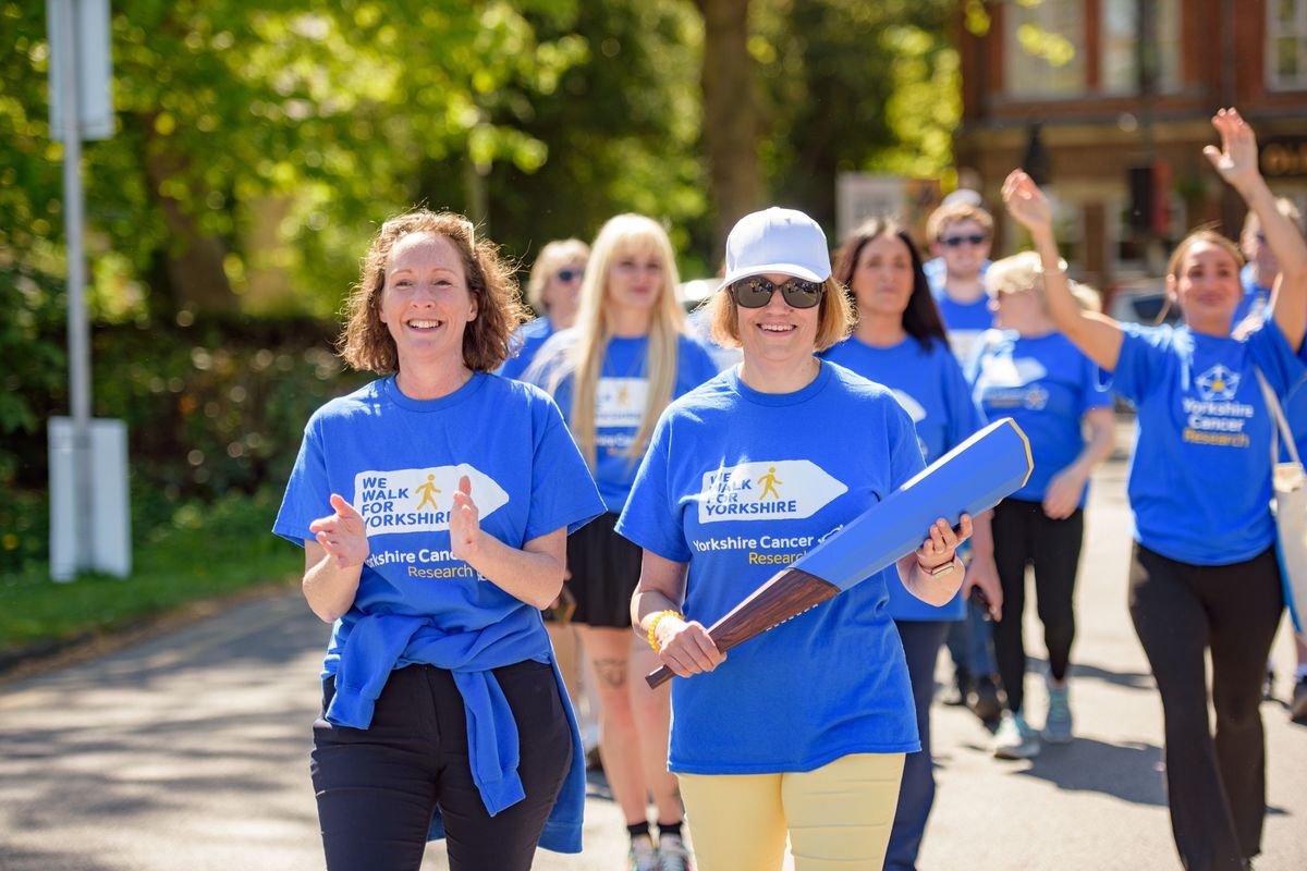 We Walk for Yorkshire is a campaign by Yorkshire Cancer Research.