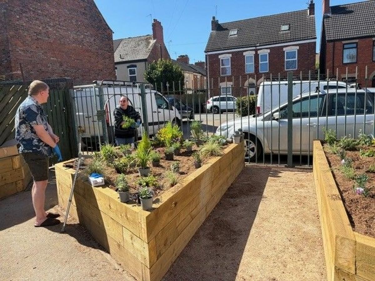 New planters installed at Hull's latest pocket park development