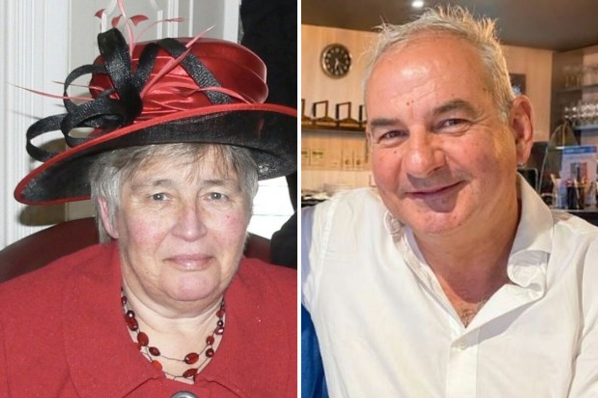 Tribute images of Judith Douglas and Graham Stark