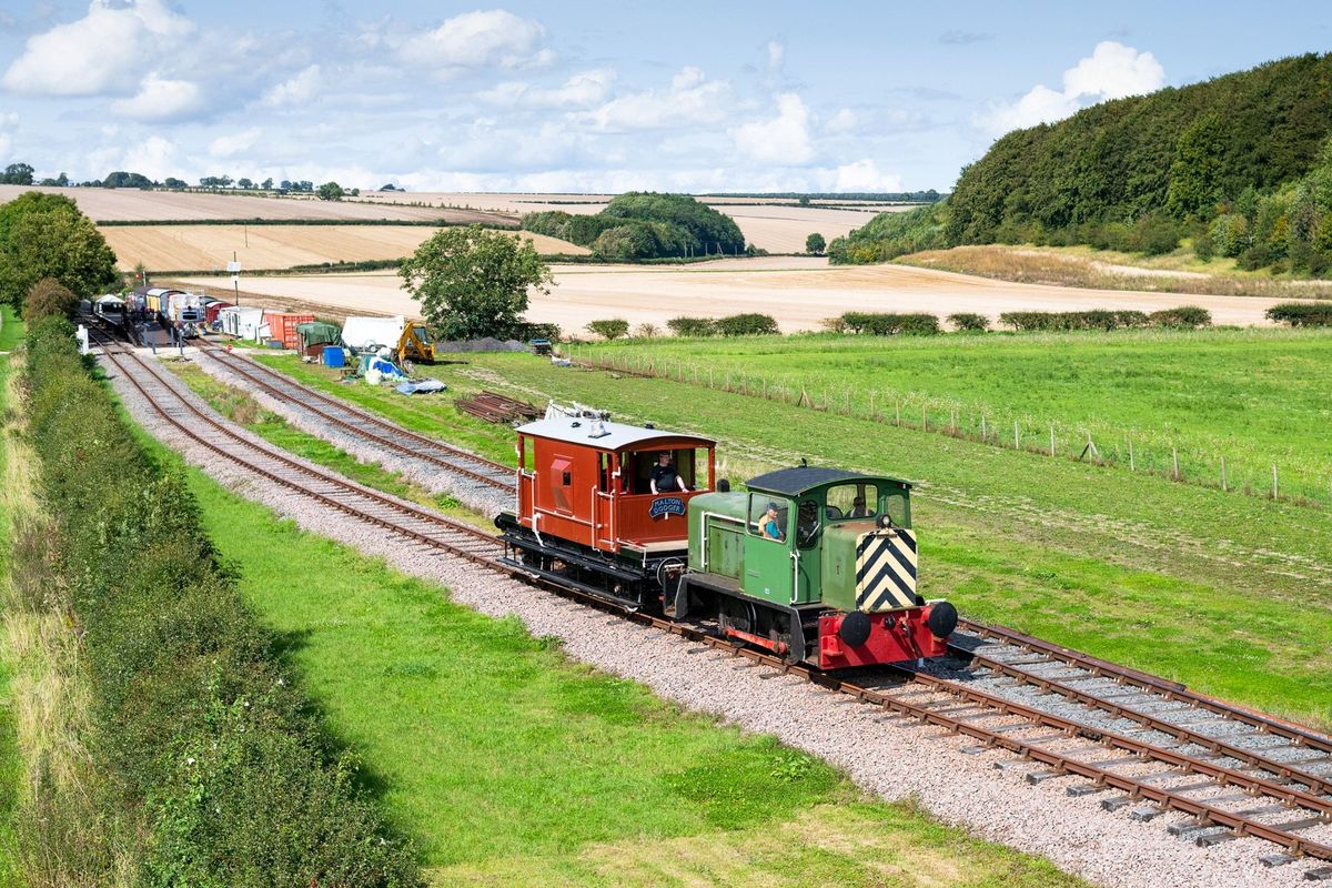 The Yorkshire Wolds Railway is based at Fimber Halt, Fimber, East Yorkshire