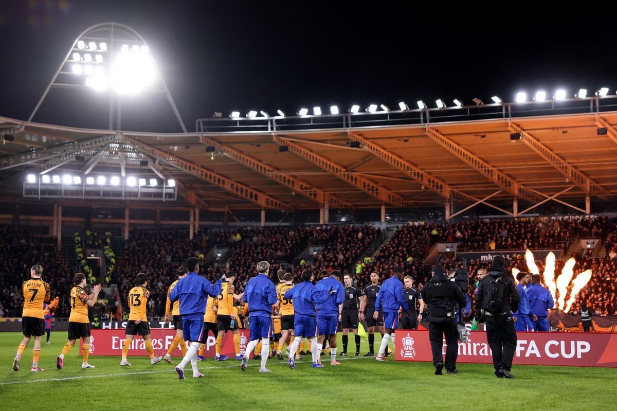 Hull City hosted Chelsea at the MKM Stadium in February