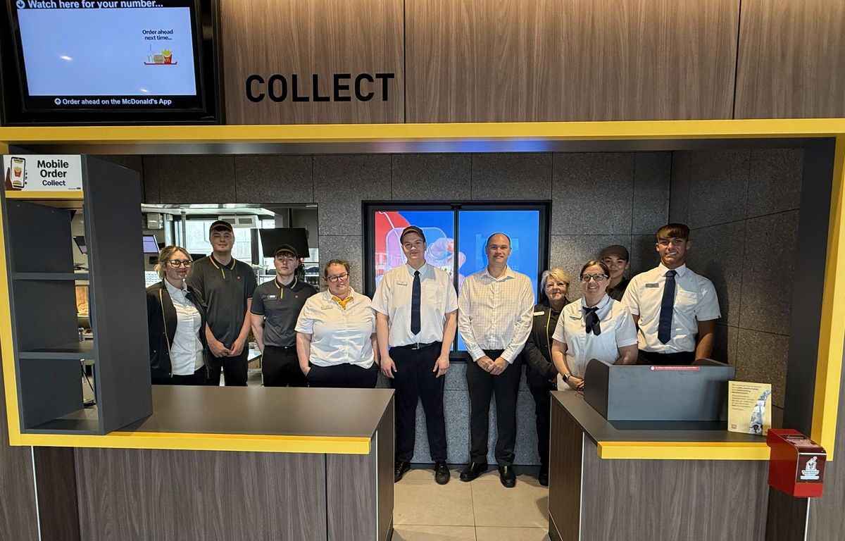 Members of the team at McDonald’s, Anlaby Road, Hull