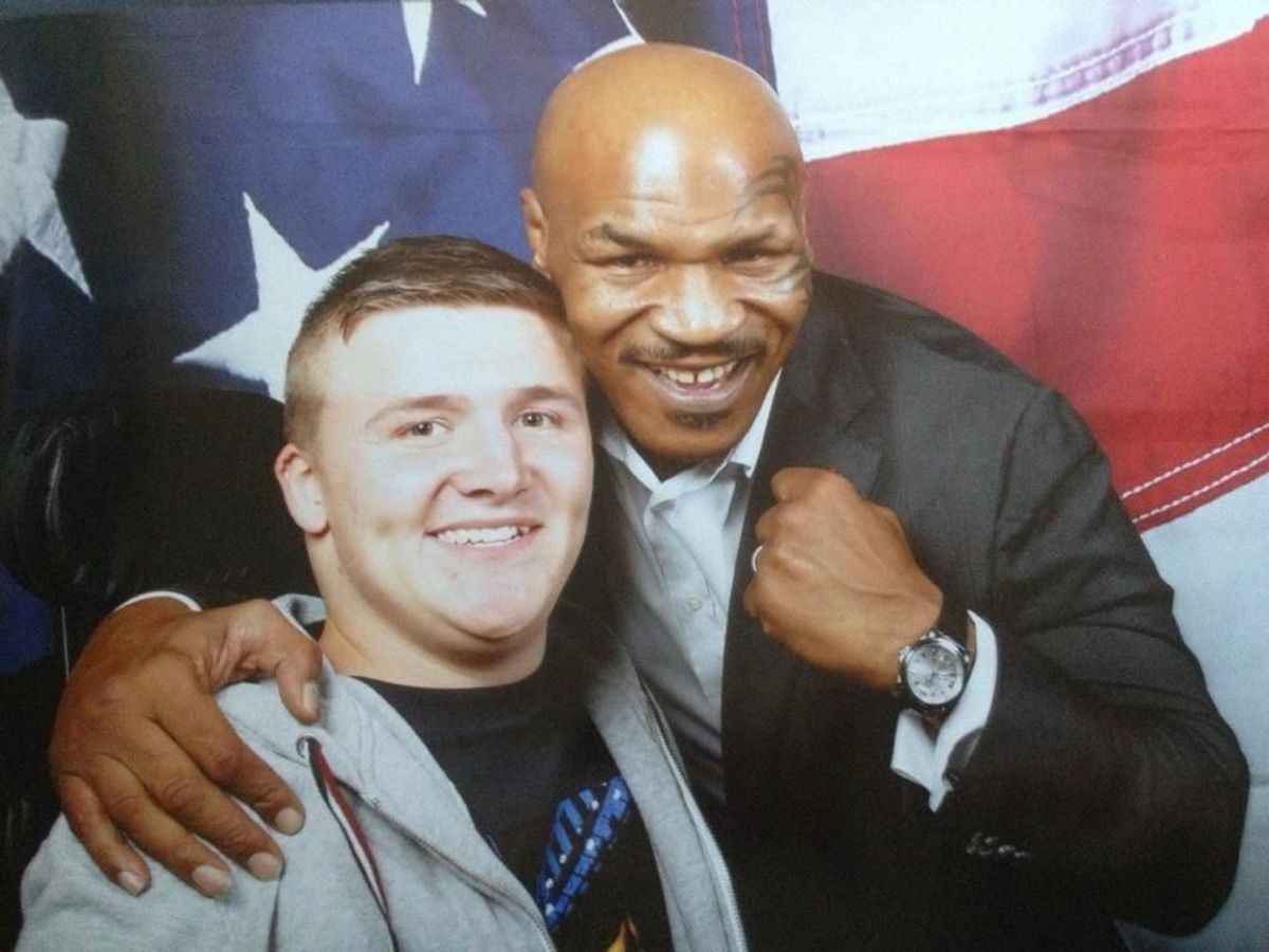 Ryan with Mike Tyson