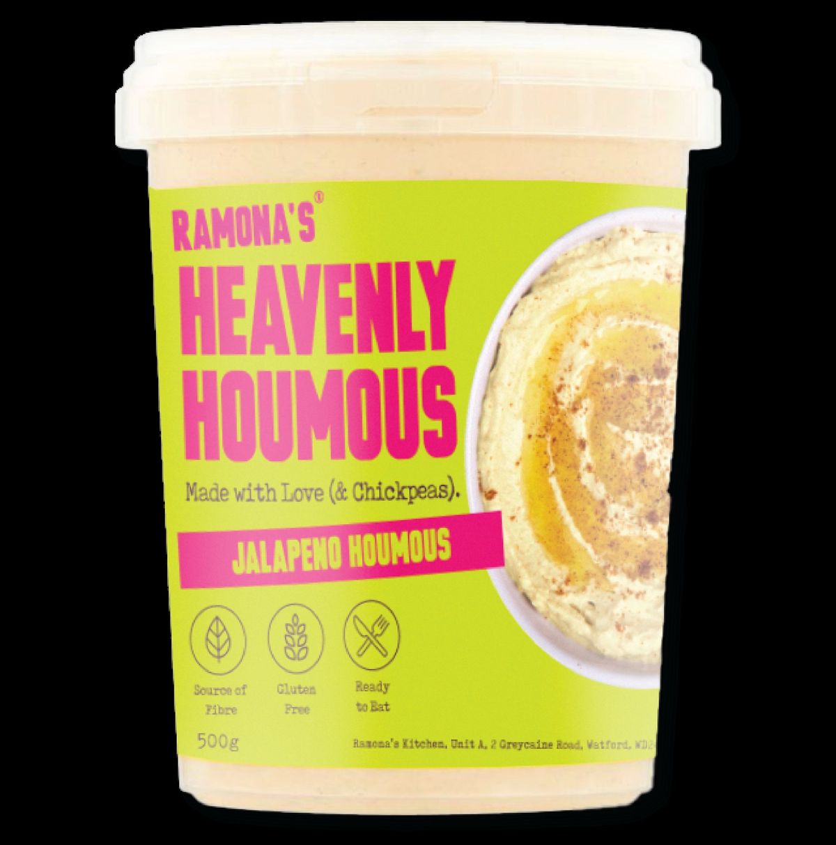Ramona's Heavenly Houmous - the makers are owned by Cranswick
