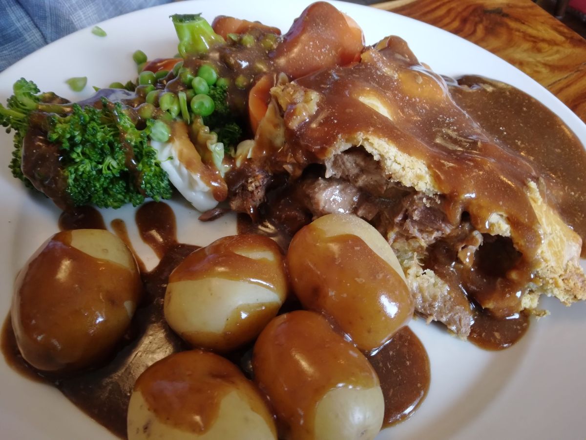 Railway Inn's 'famous homemade steak pie'
